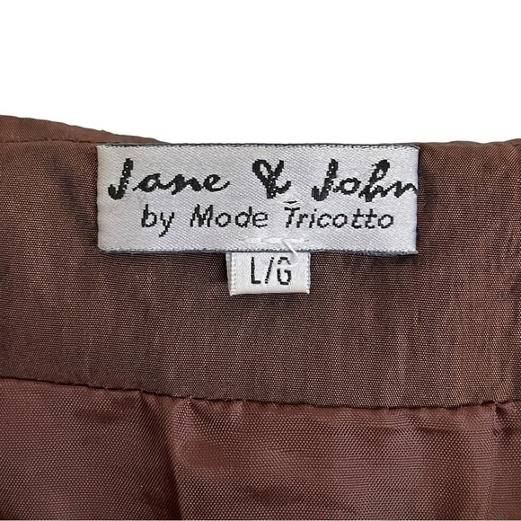 JANE & John A-Line Midi Skirt Lace Ruffle Details Shimmery Copper Style … - Picture 6 of 17